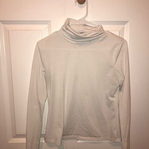 white turtle neck long sleeve!